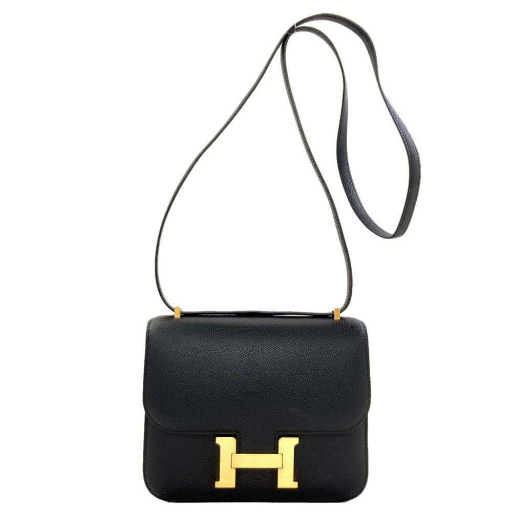 Hermes Constance Mini 18 Gold Hardware Shoulder Bag Epsom Leather Women's HERMES